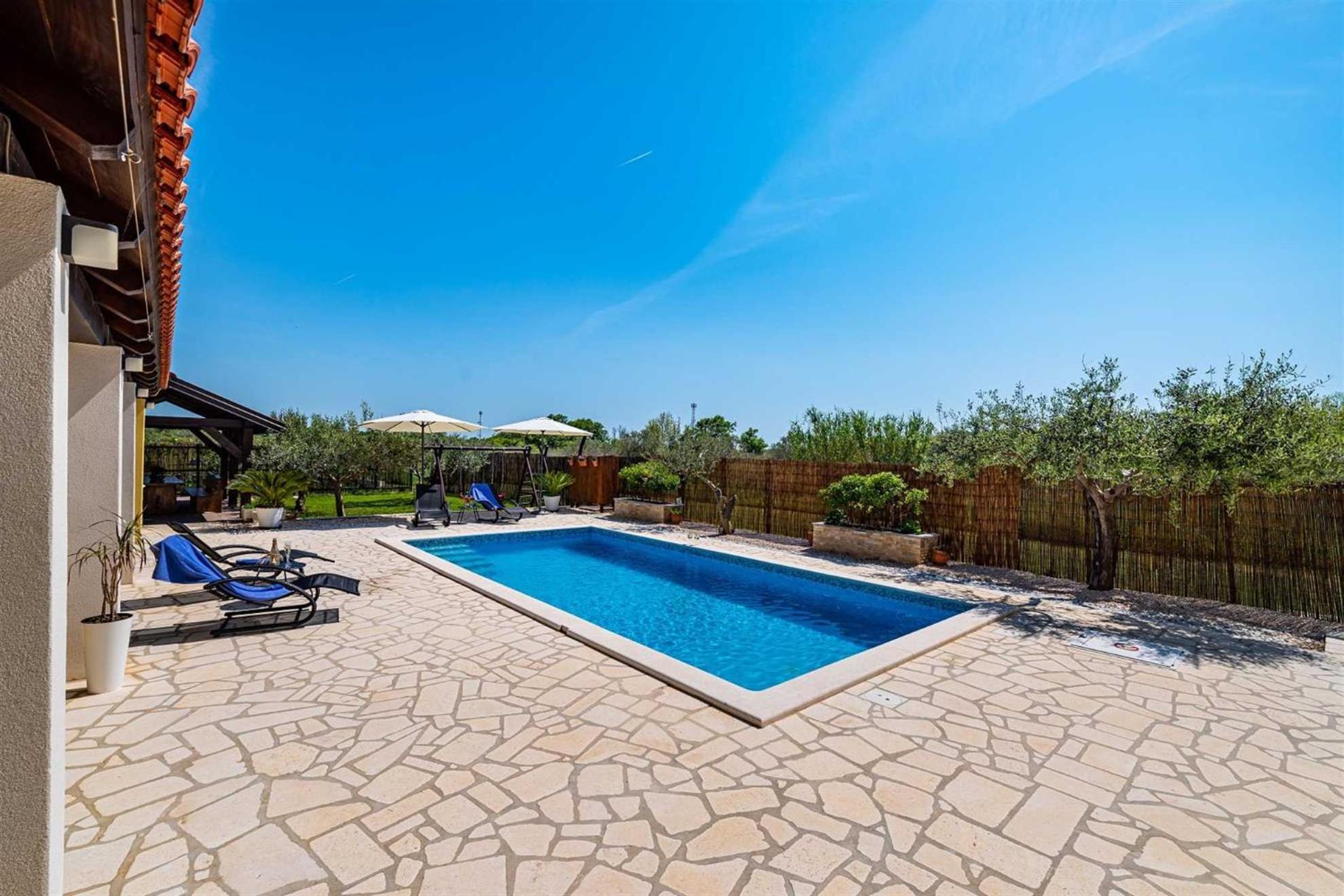Apartment House Simoni With Pool, Zadar County Privlaka  Exteriér fotografie