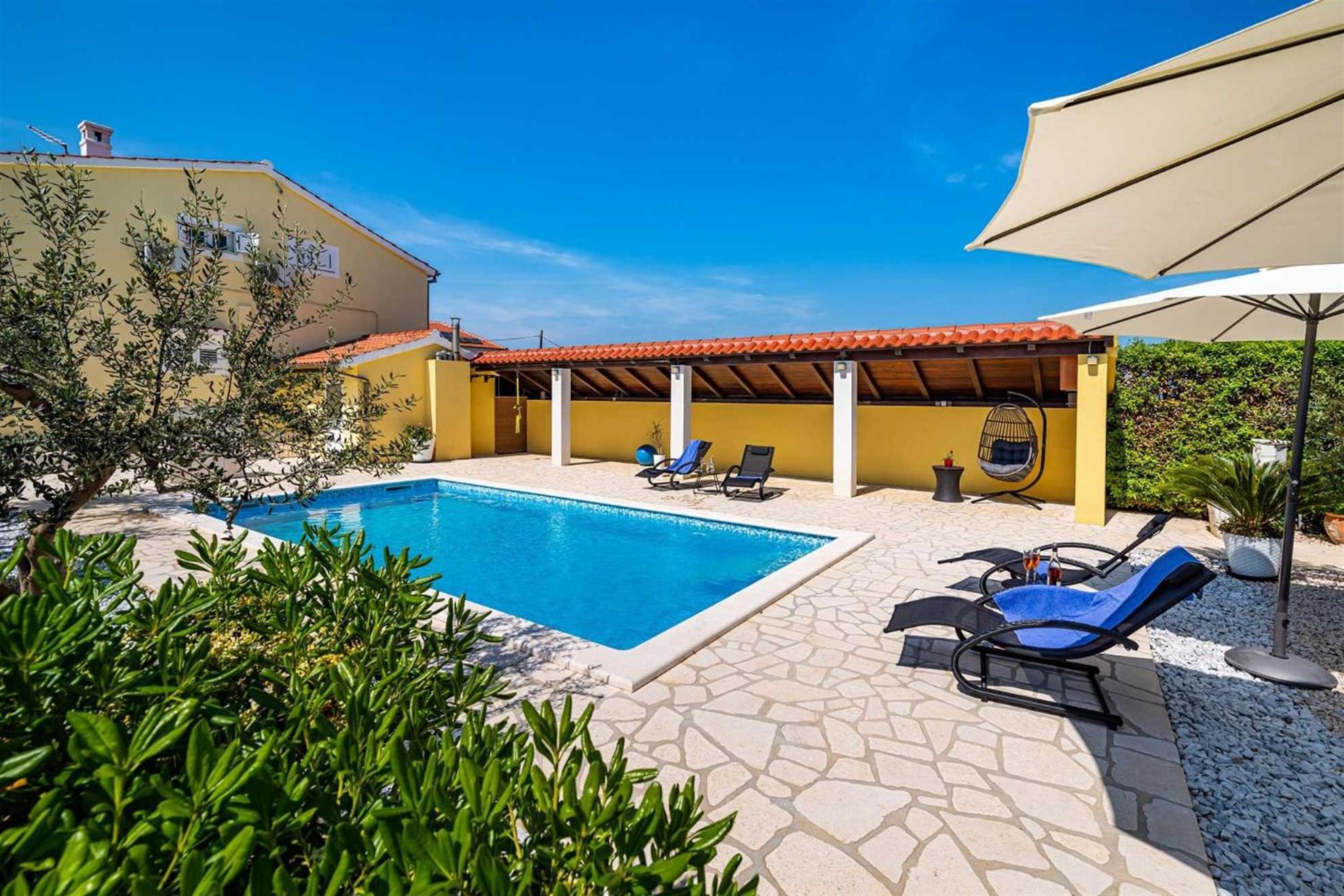 Apartment House Simoni With Pool, Zadar County Privlaka  Exteriér fotografie