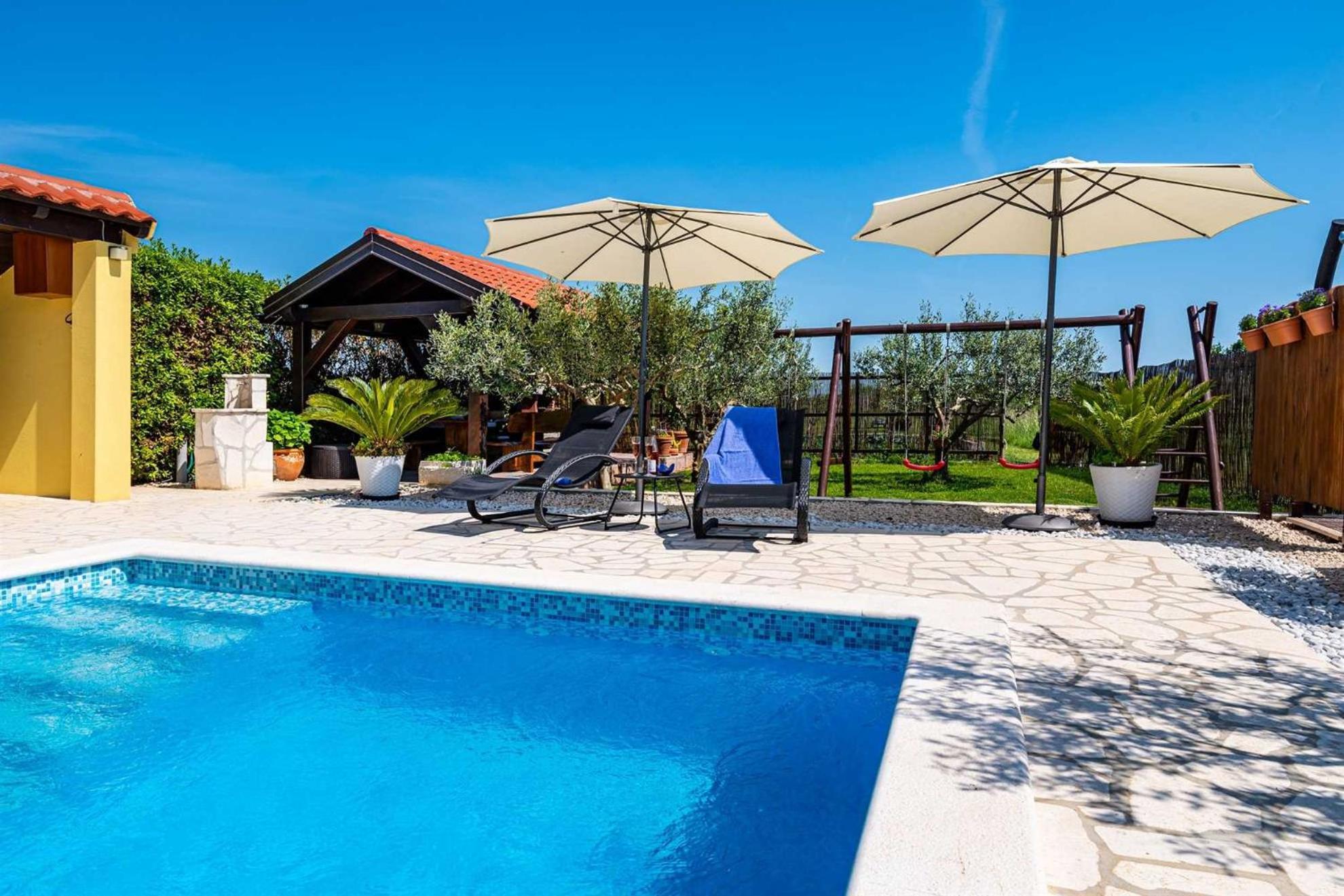 Apartment House Simoni With Pool, Zadar County Privlaka  Exteriér fotografie